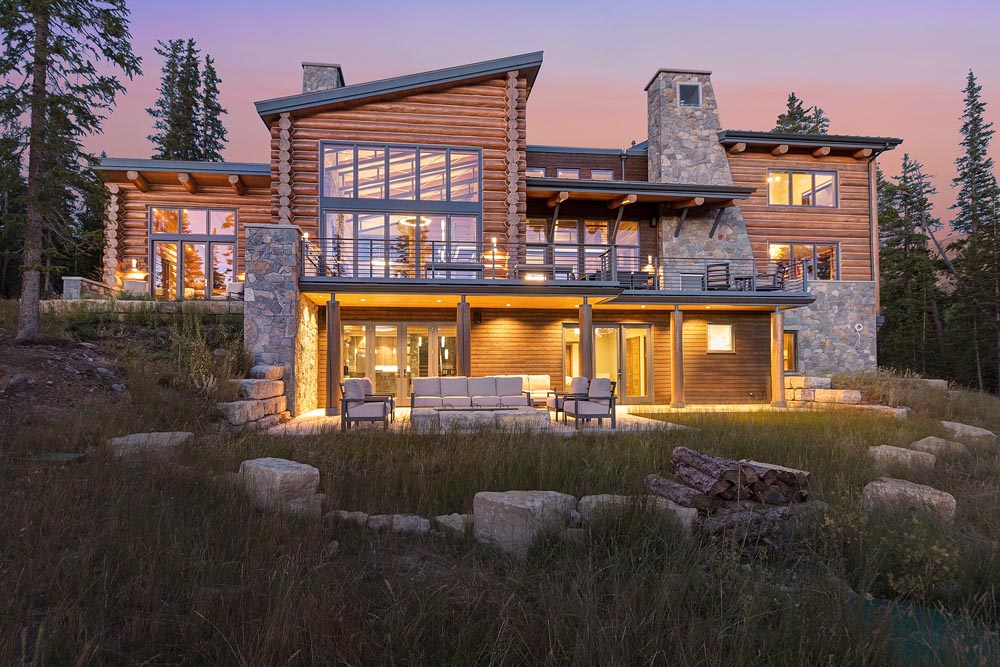 Contemporary Log Cabin Design